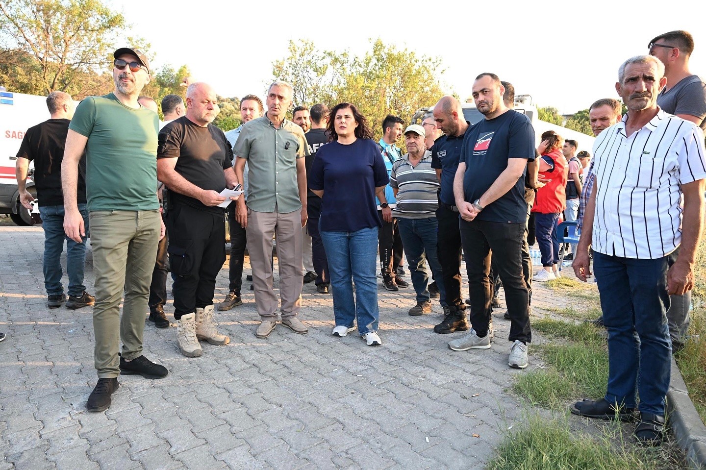 Başkan Çerçioğlu yangın bölgesinde