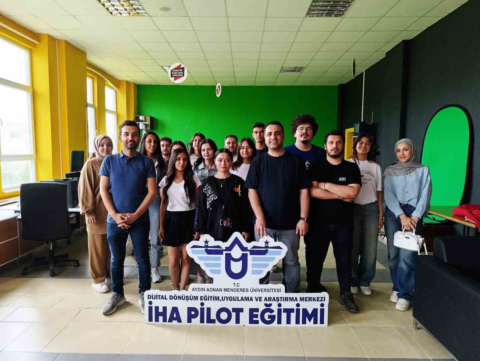 Aydın’da Ticari İHA Pilotları mezun oldu