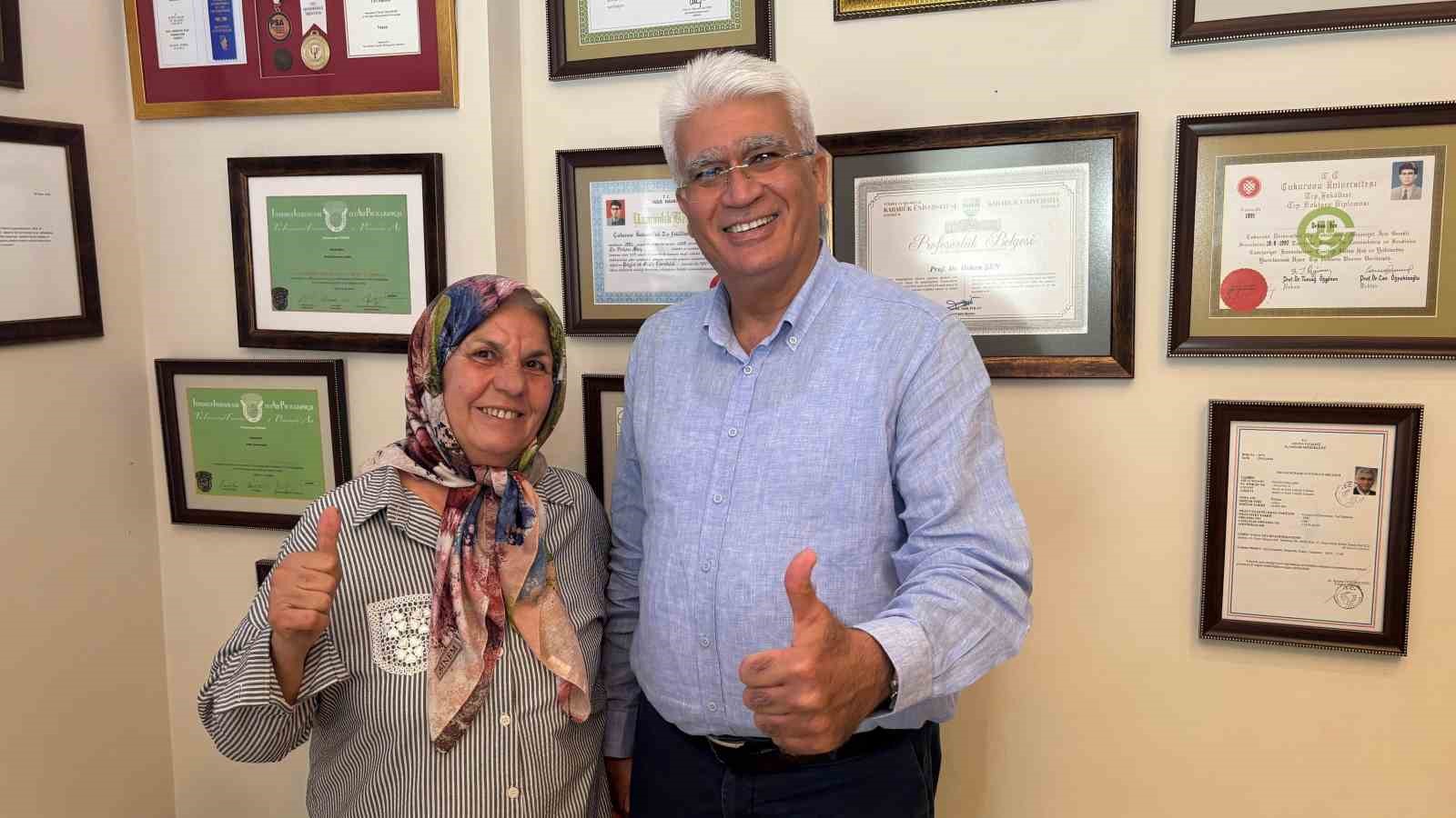 Korkularını aştı geçirdiği operasyonla sağlığına kavuştu
