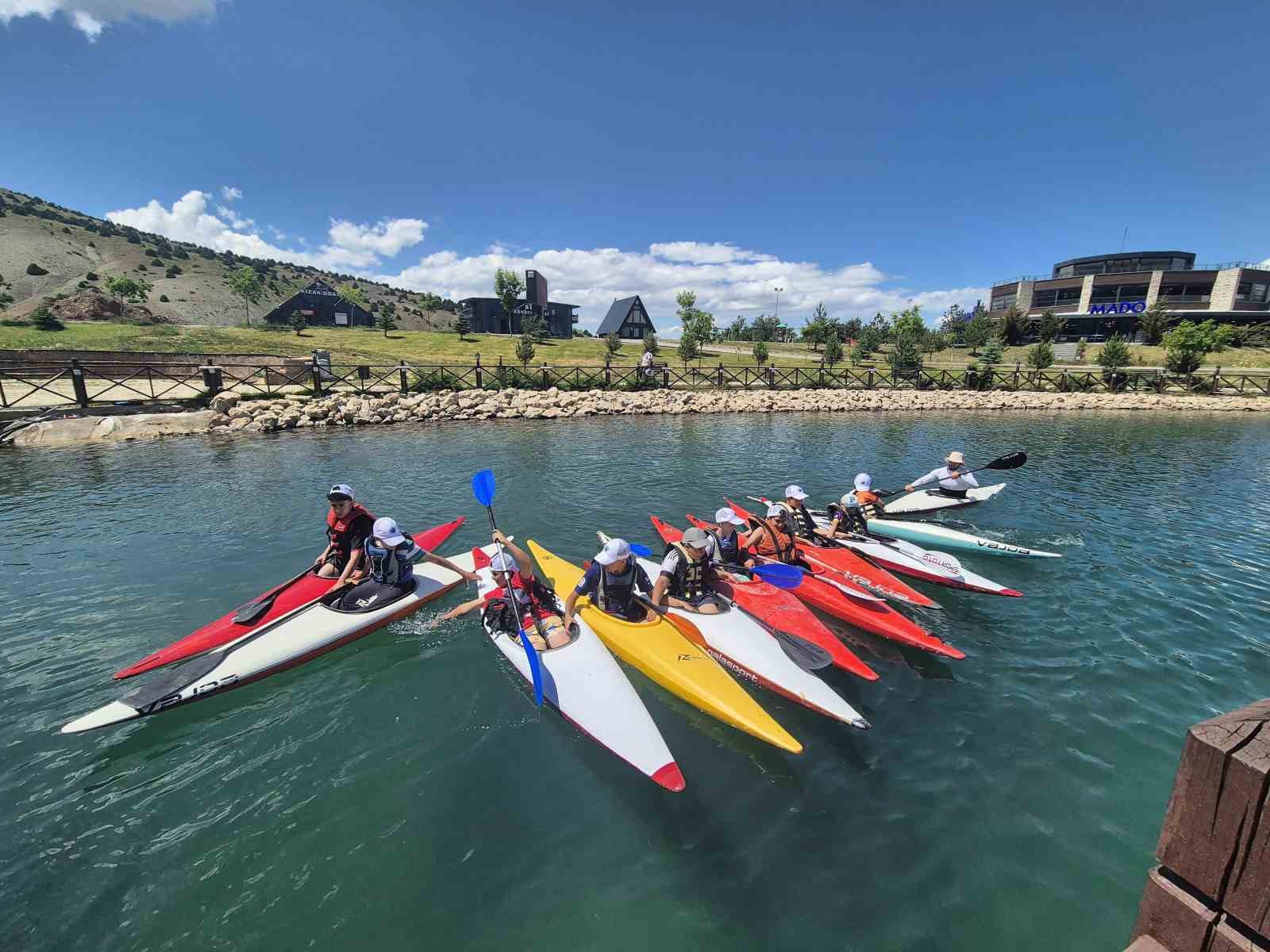 Denizi olmayan Erzincan’da kano heyecanı