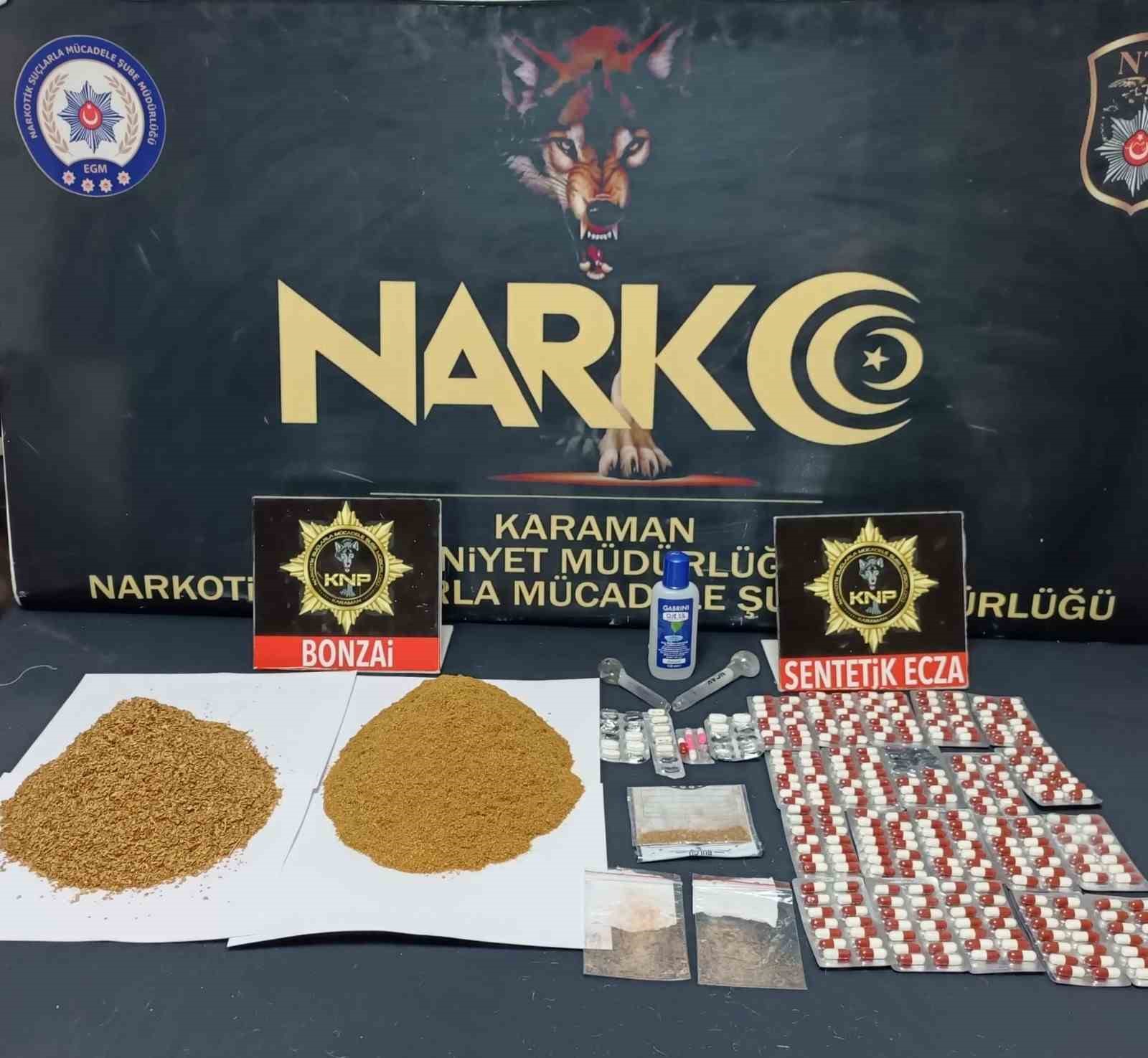 Karaman’da emniyet uyuşturucuya geçit vermiyor