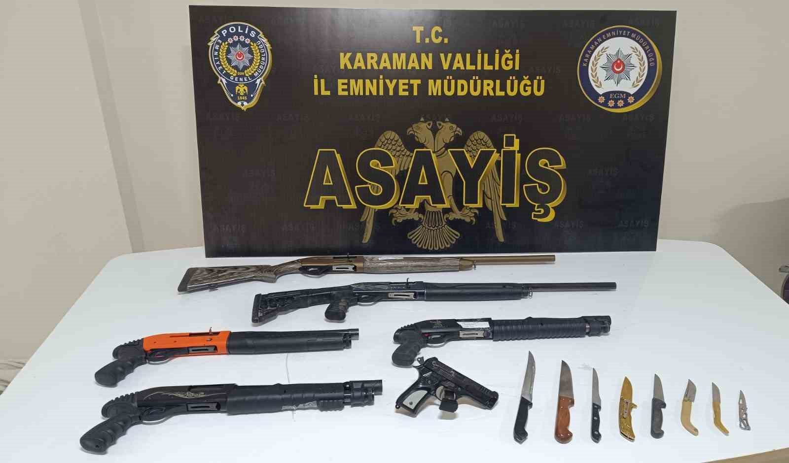 Karaman&rsquo;da emniyet uyuşturucuya ge&ccedil;it vermiyor
