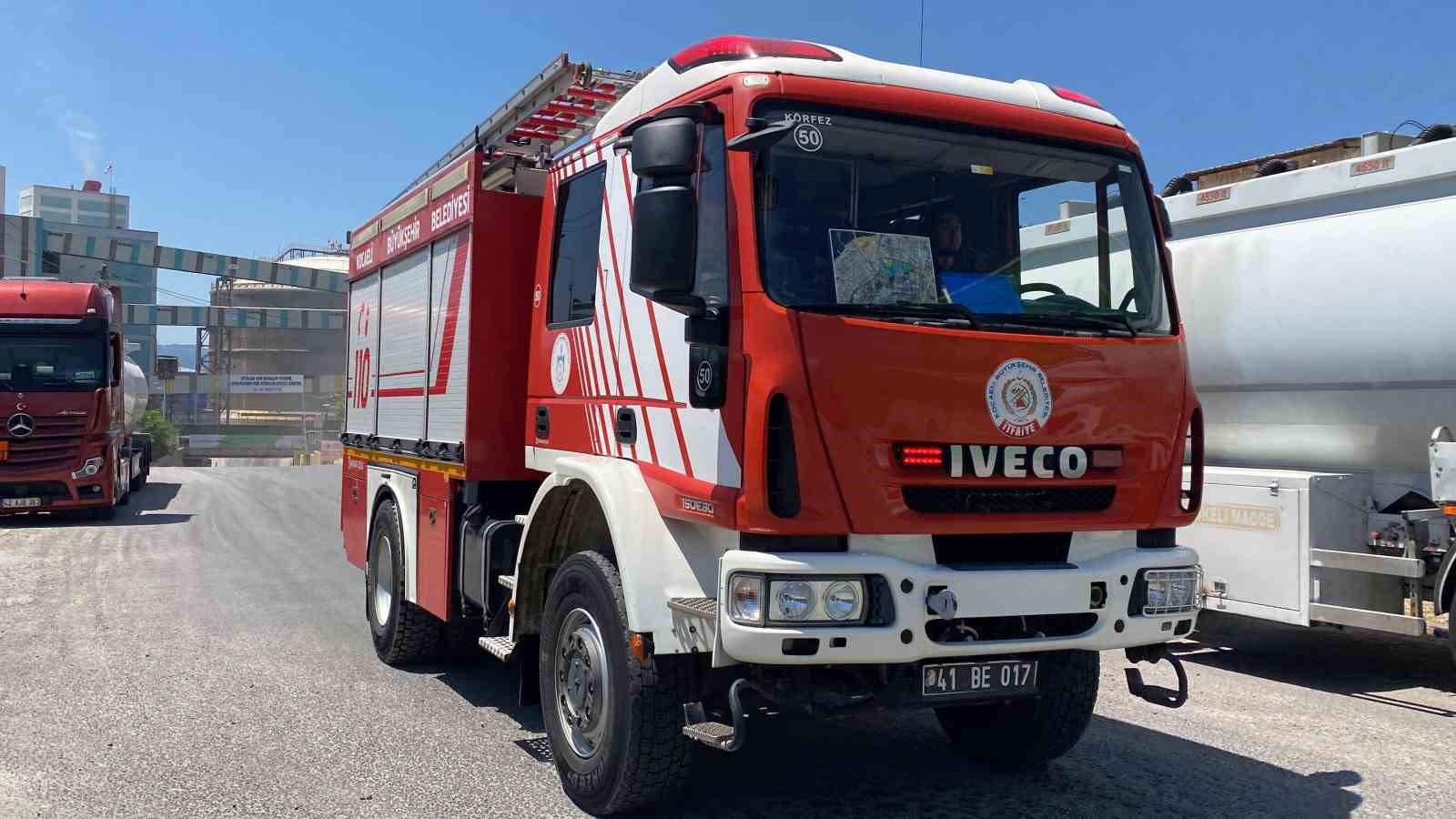 Fabrikanın çatısında yangın çıktı