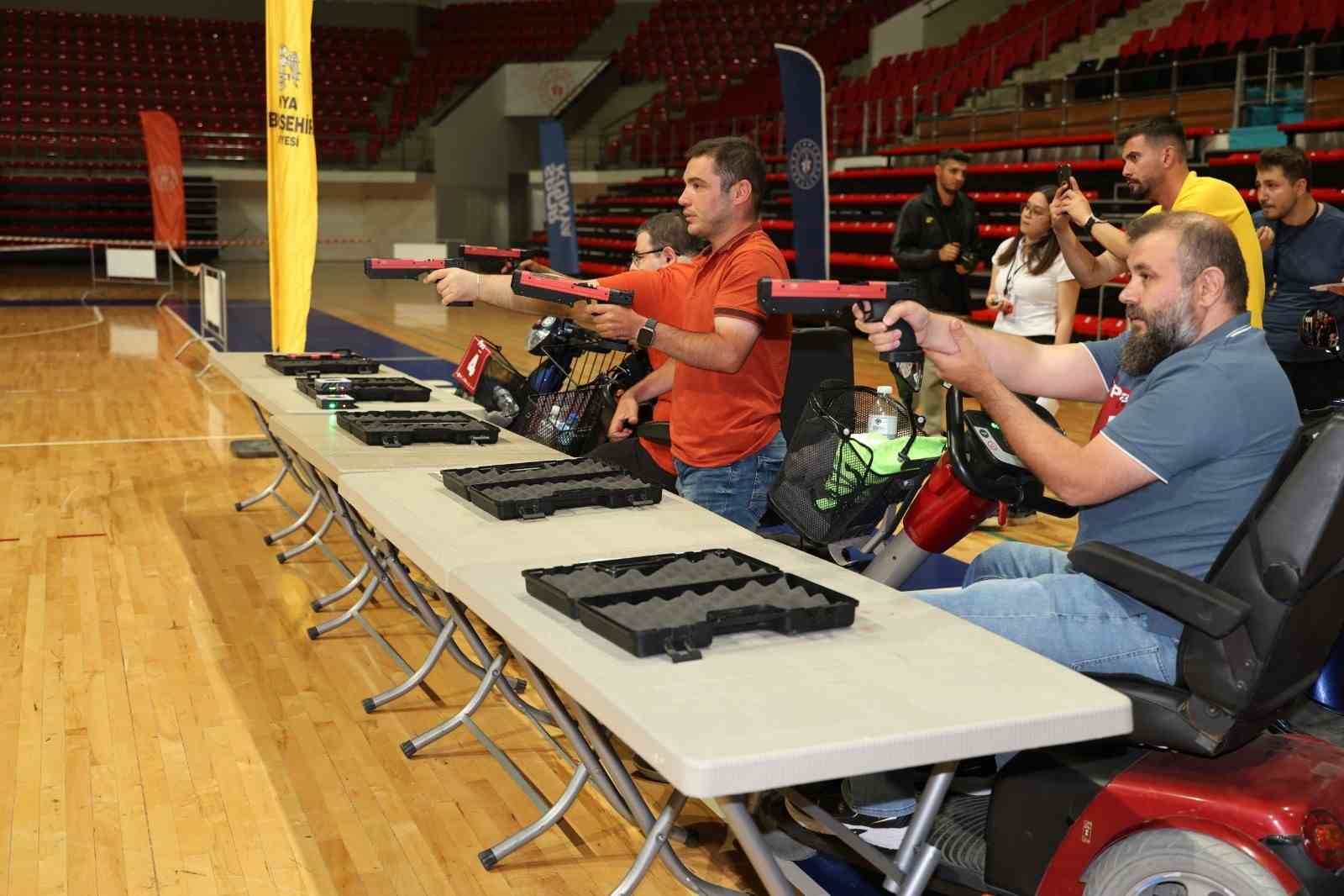 Konya Büyükşehir, engelli bireyler için Türkiye’de ilk kez Para Lazer Yarışması düzenledi