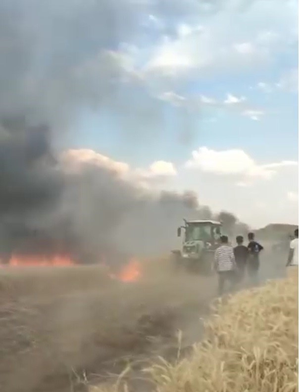 Gaziantep&rsquo;te korkutan yangın: 50 d&ouml;n&uuml;m arazi k&uuml;l oldu
