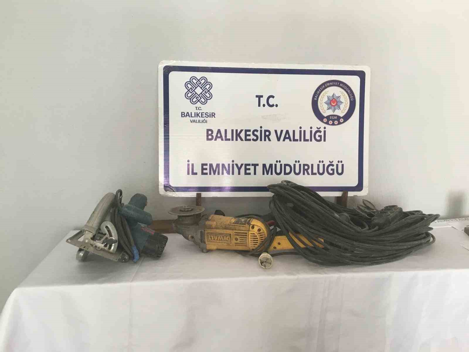 Gönen’de faili meçhul hırsızlıklar çözüldü