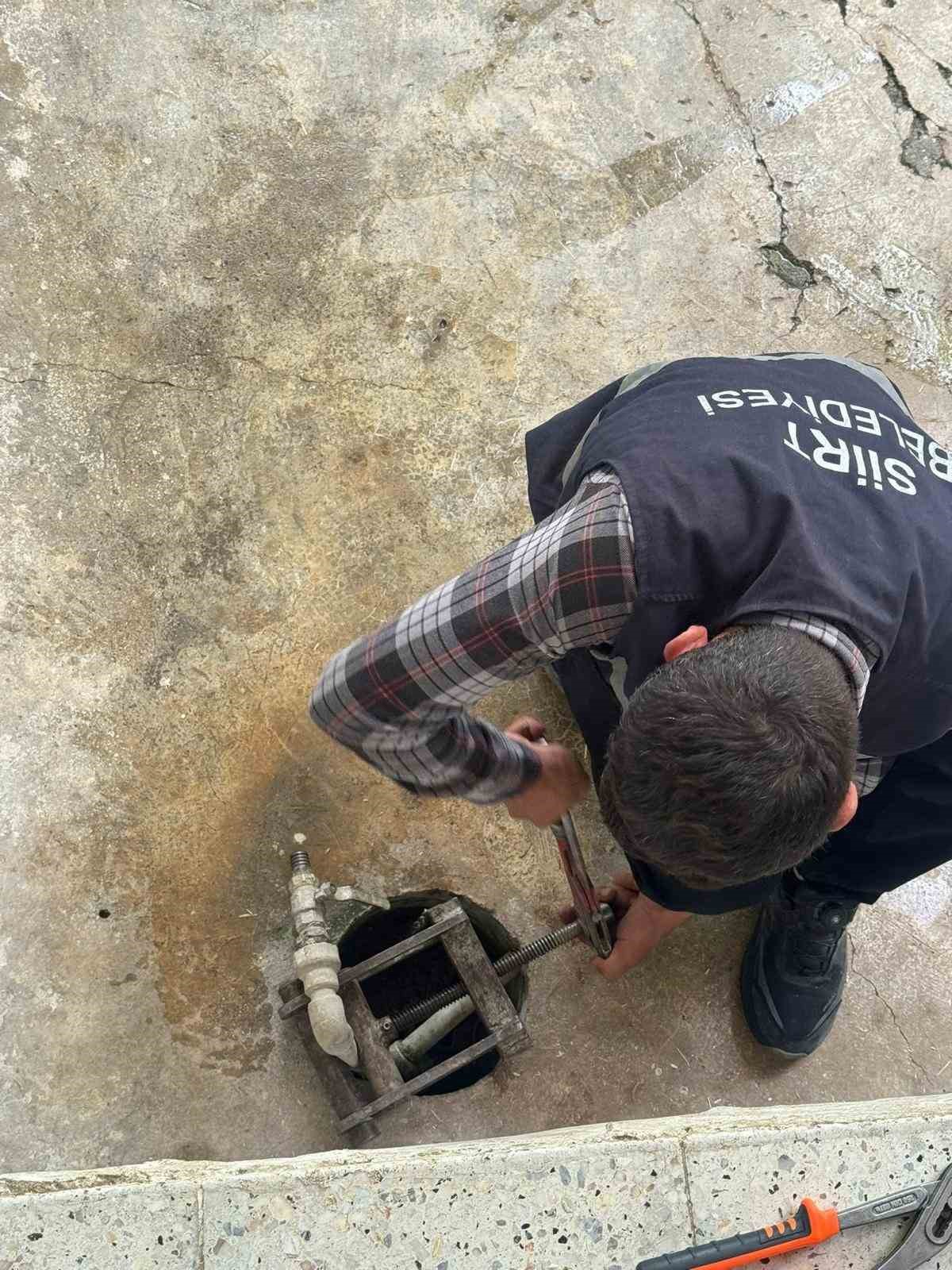 Siirt Belediyesi&rsquo;nden su tasarrufu i&ccedil;in sıkı denetim
