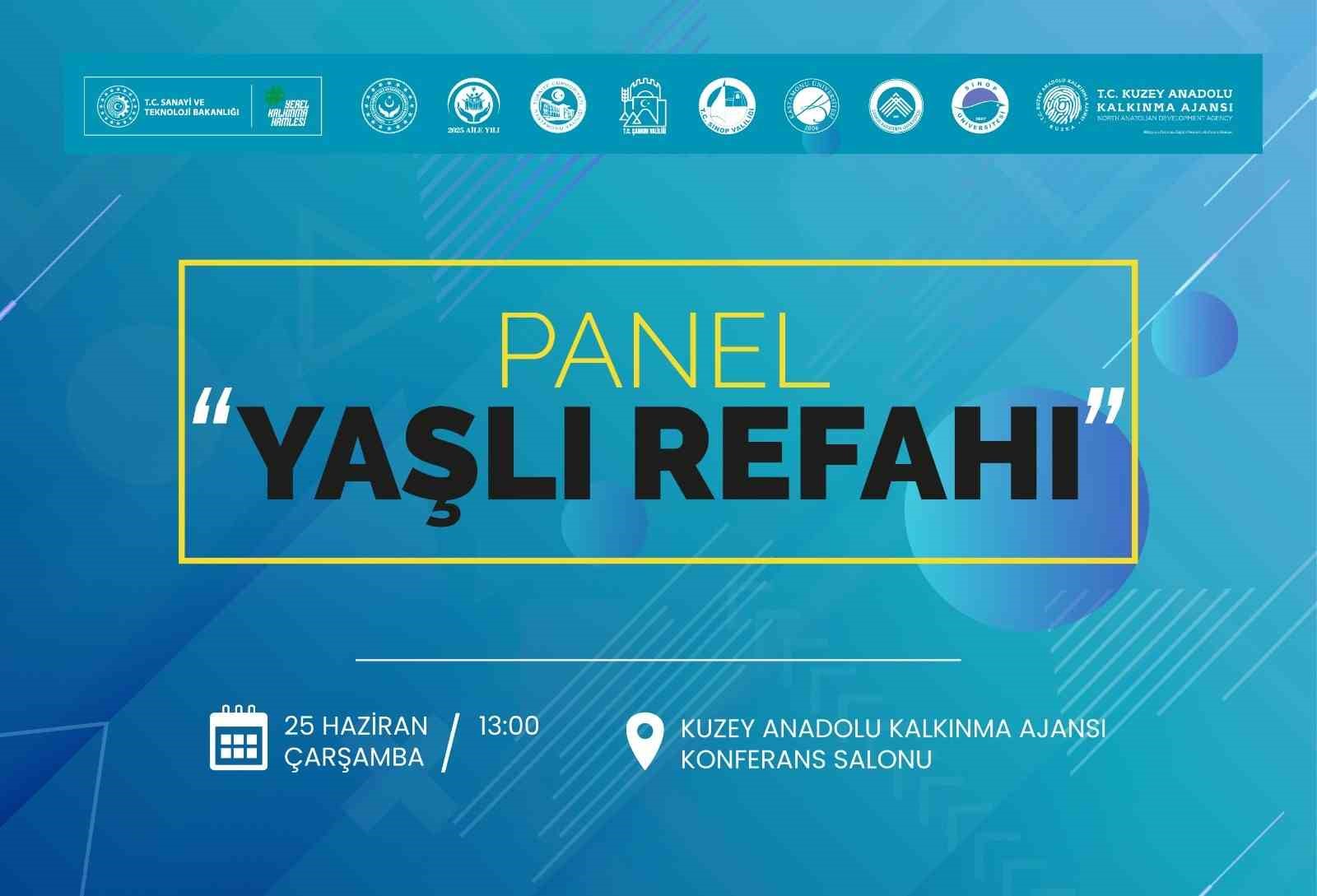 3 ildeki yaşlıların refahı panelde ele alınacak