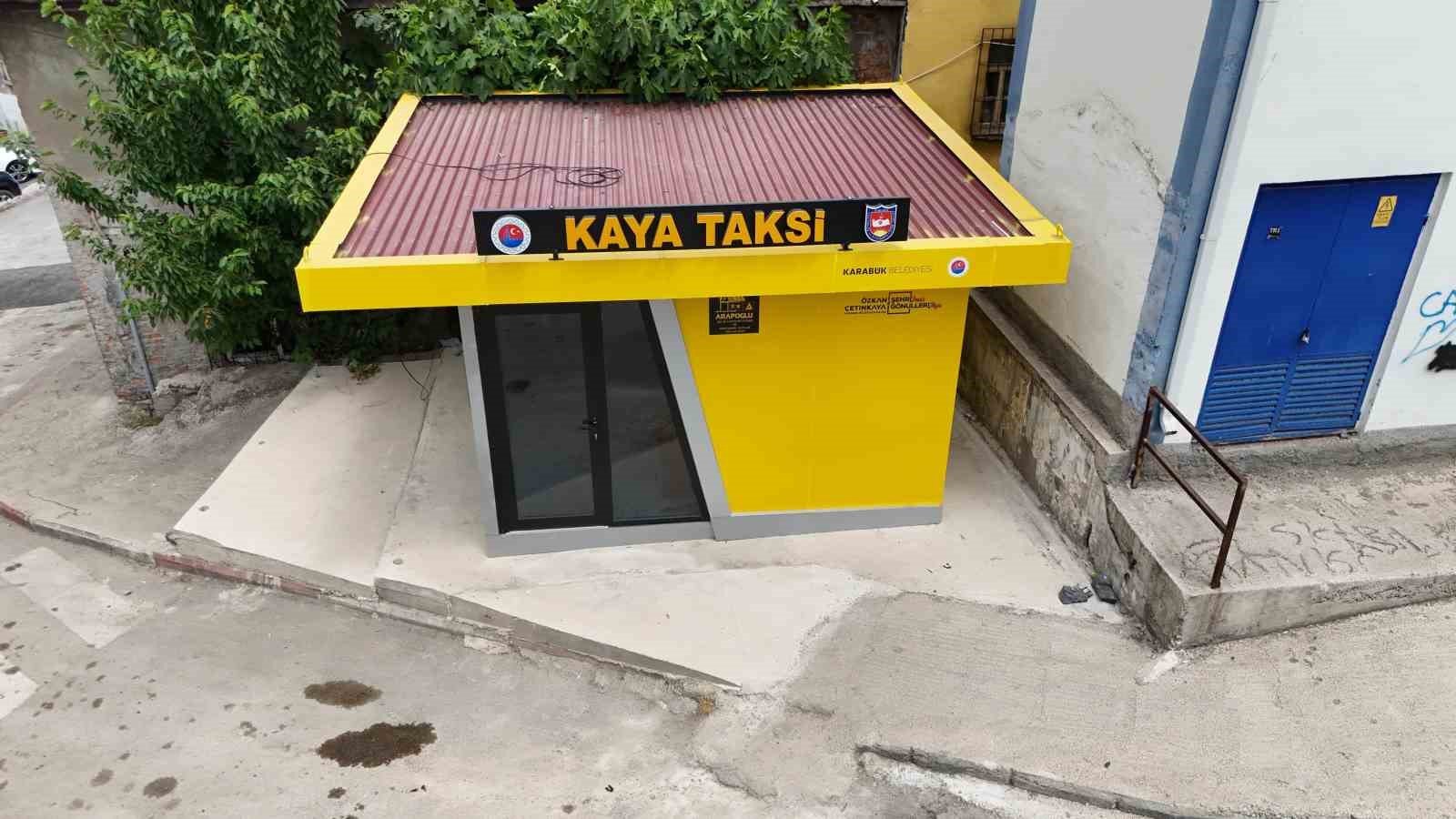 Karabük’te taksi durakları yenileniyor