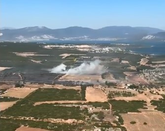 Didim makilik yangını kısmen kontrol altına alındı