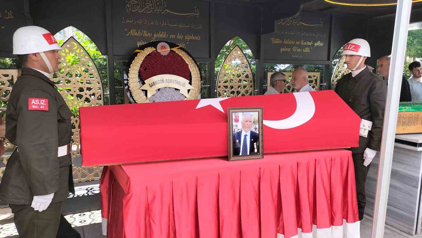 Ordulu Kıbrıs Gazisi Sabri Yıldız, son yolculuğuna uğurlandı