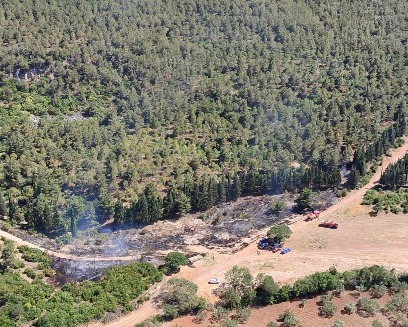 Soma’da semaver ateşinden çıkan yangın söndürüldü: 1 gözaltı