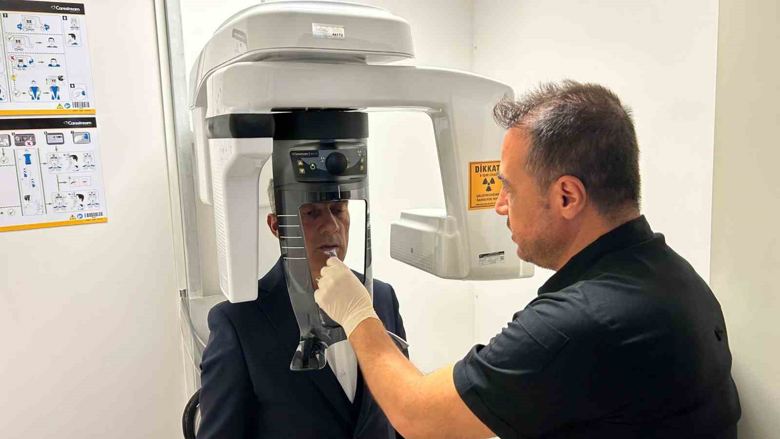 Tomarza Devlet Hastanesi’nde Panoramik Diş Röntgen Cihazı hizmete girdi