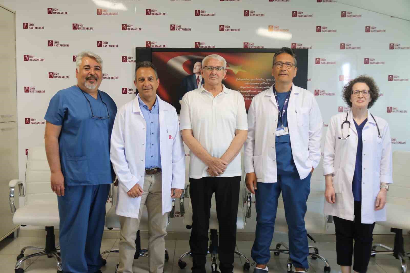 Ümit Hastanesi’nde yapılan ameliyatta yapay mesane ile sağlığına kavuştu