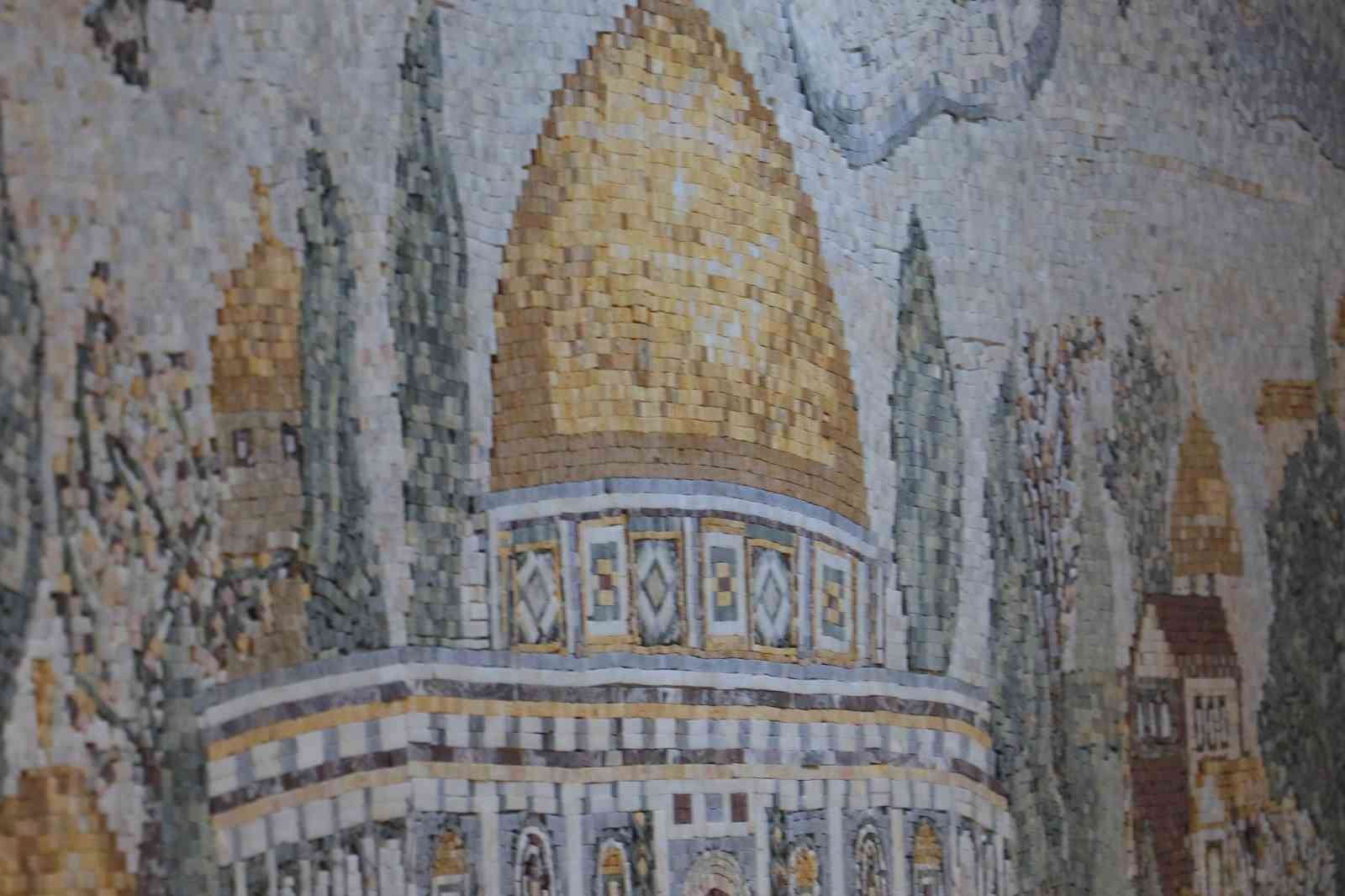 Ankara’da öğrenciler, 1 santimetrelik taşlardan ‘Kudüs Köşesi’ yaptı