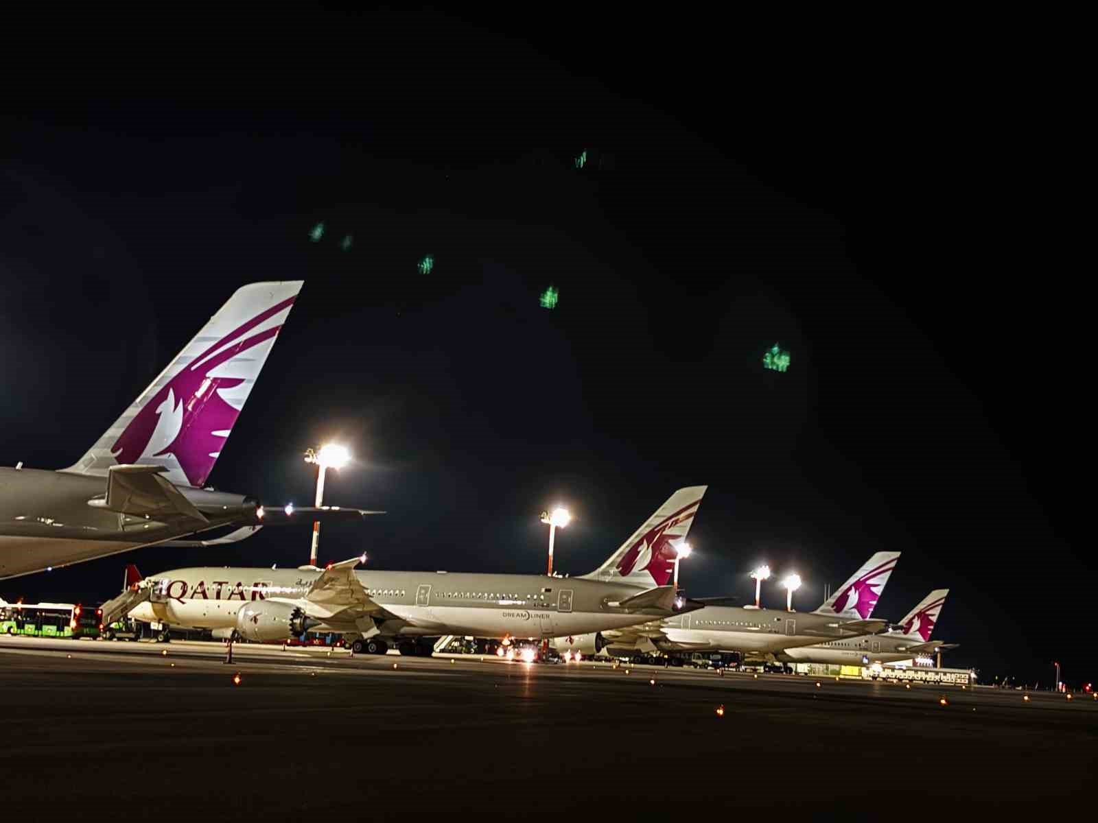 Katar uçakları İstanbul Havalimanı’ndan ayrıldı