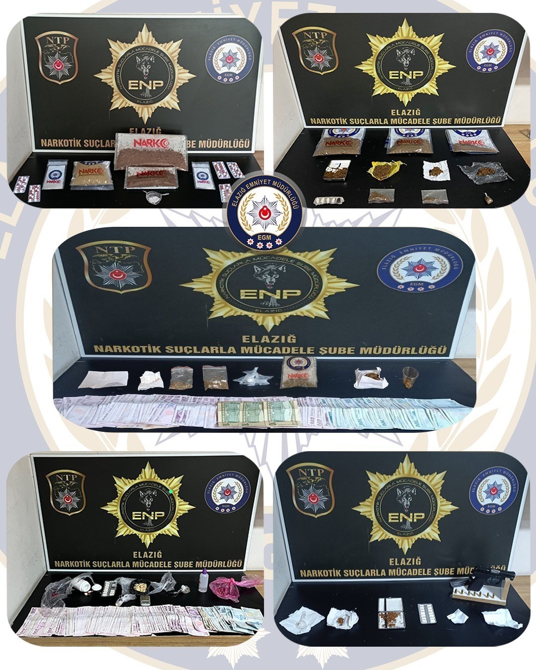 Elazığ’da uyuşturucu operasyonu: 11 tutuklama