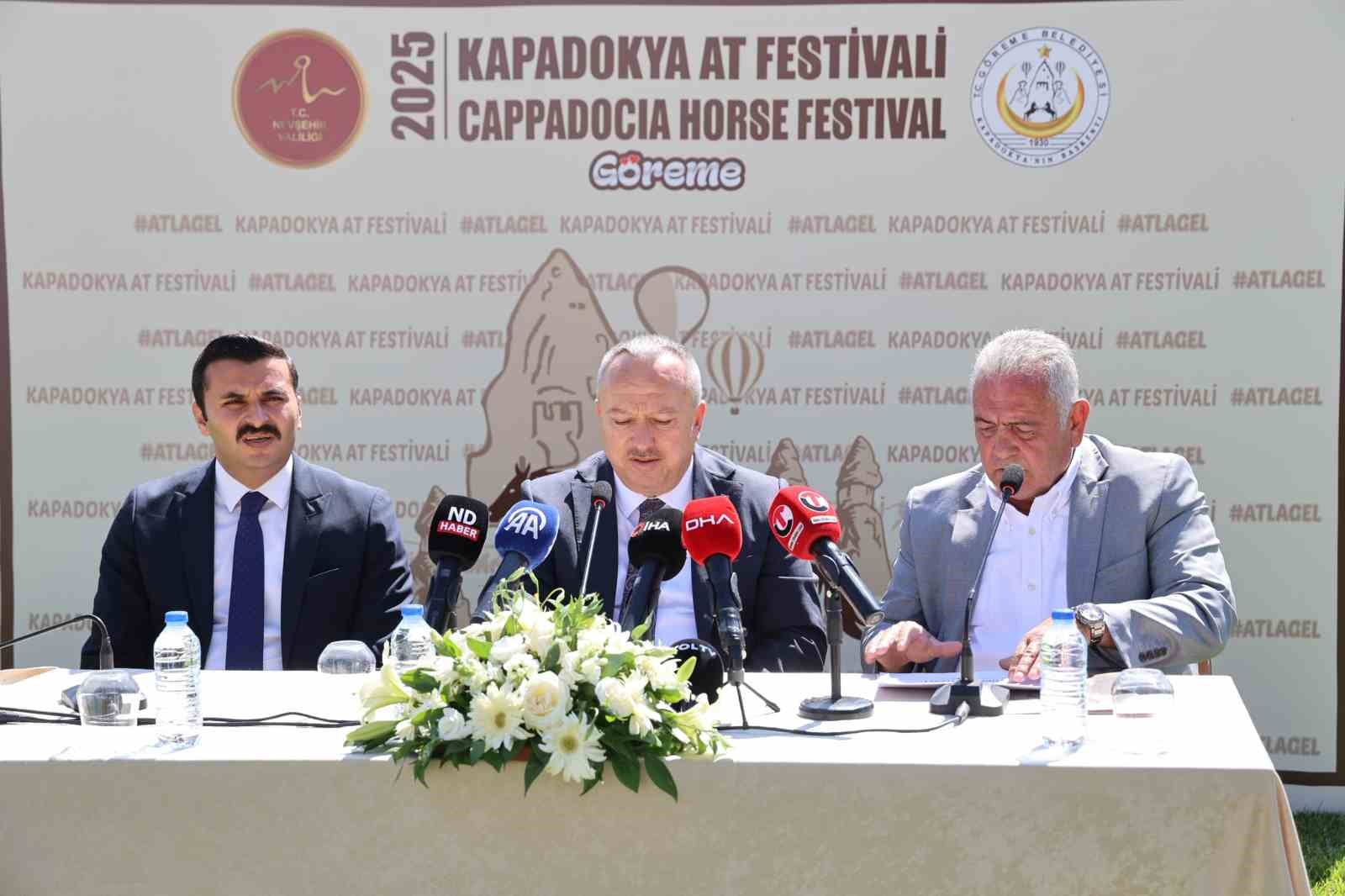 Güzel atlar Kapadokya’da görücüye çıkacak