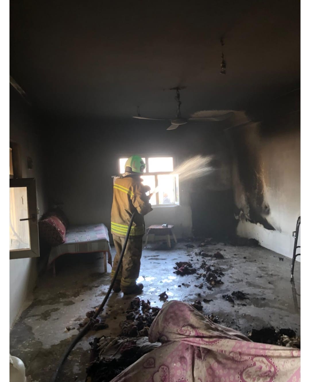 Mardin’de ev yangınında bir kişi hayatını kaybetti