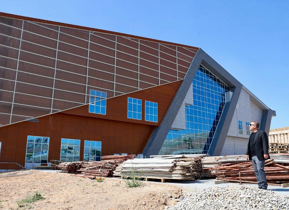 Sincan’da Şahintepesi Spor Kompleksi’nin yapımı sürüyor
