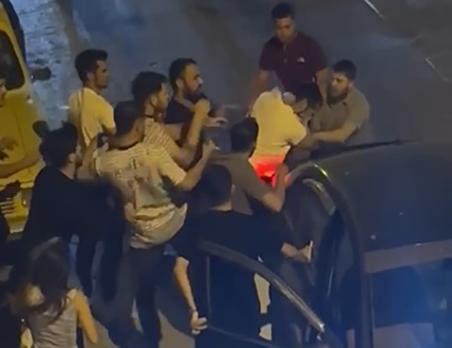 Jandarmaya ve polise küfür edip dayak yiyen şahıs yakalandı