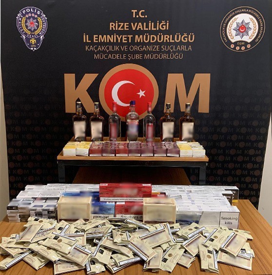 Rize&rsquo;de ka&ccedil;ak&ccedil;ılık operasyonu
