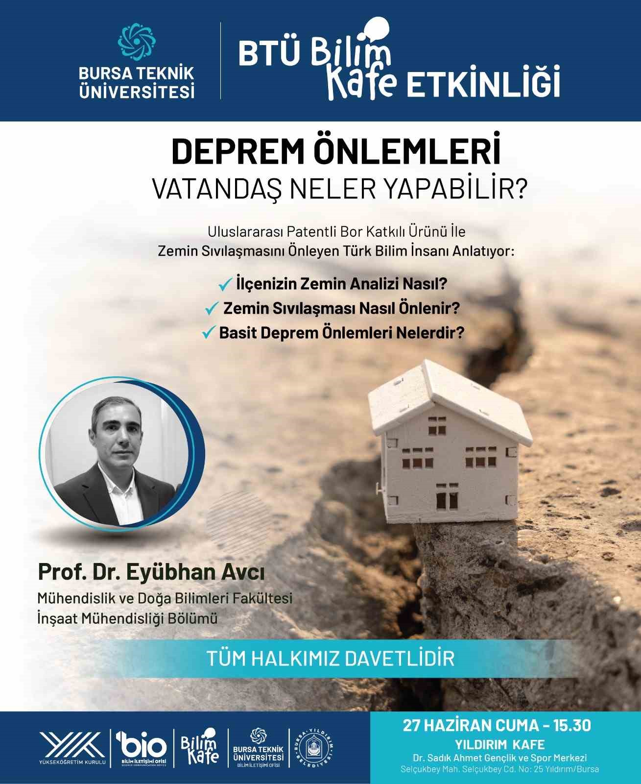 BTÜ’de Bilim Kafe buluşmaları başlıyor
