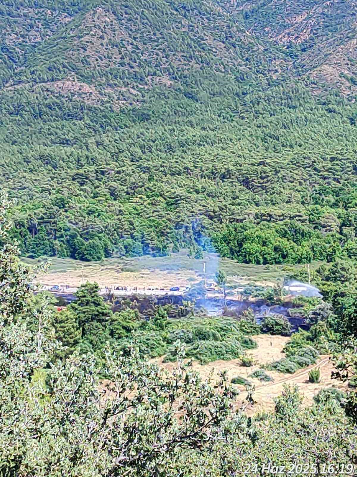 Marmaris&rsquo;teki yangına hızlı m&uuml;dahale
