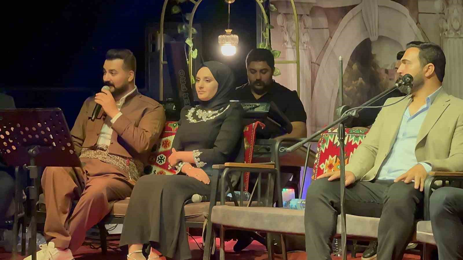 Güroymak’ta "Dengbej Gecesi"ne yoğun ilgi