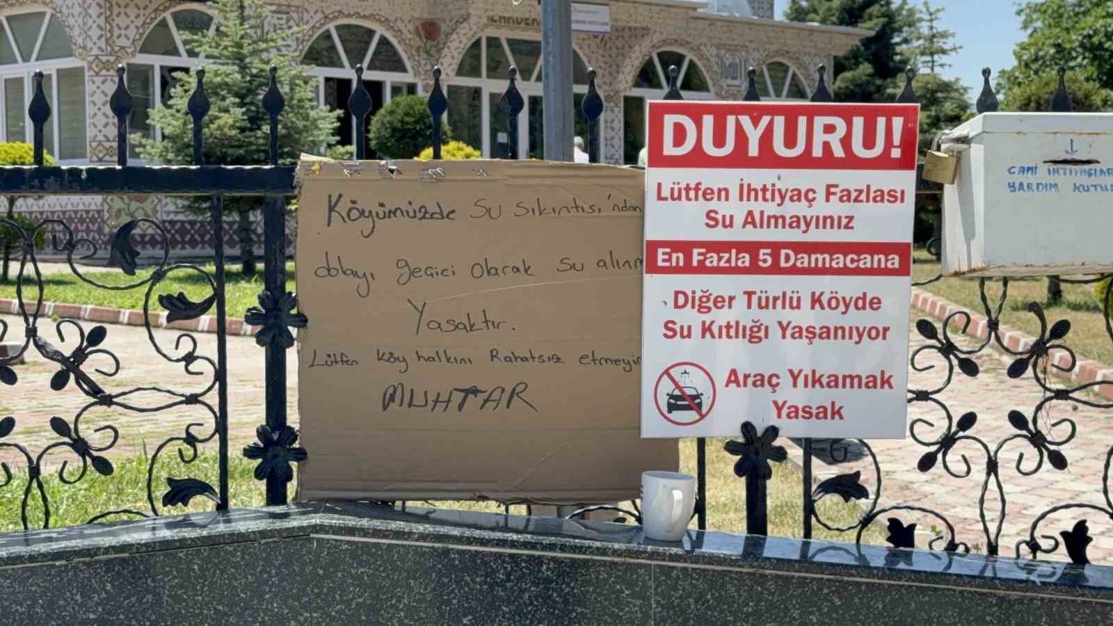 Kuraklığa çare arayan köylülerden yağmur duası
