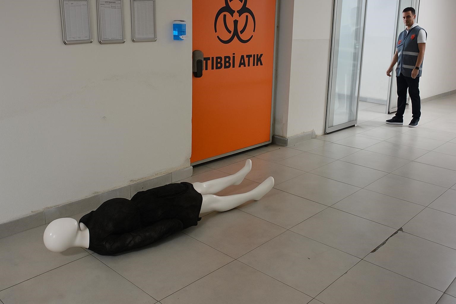 Bozüyük Devlet Hastanesinde ’Turuncu Kod’ tatbikatı yapıldı
