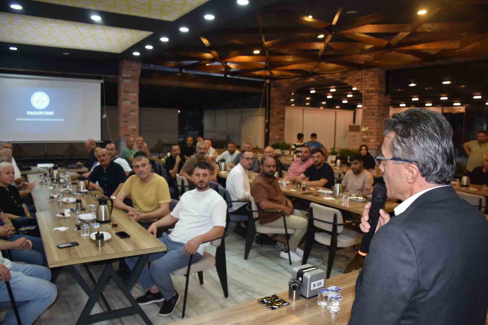 Başkan Şenol Din&ccedil;&rsquo;ten &Ccedil;arşamba Pazarı a&ccedil;ıklaması
