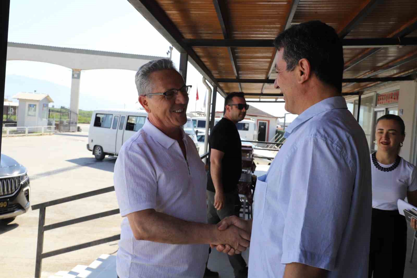 Nazilli Belediye Başkanı Tetik şof&ouml;rlerle buluştu
