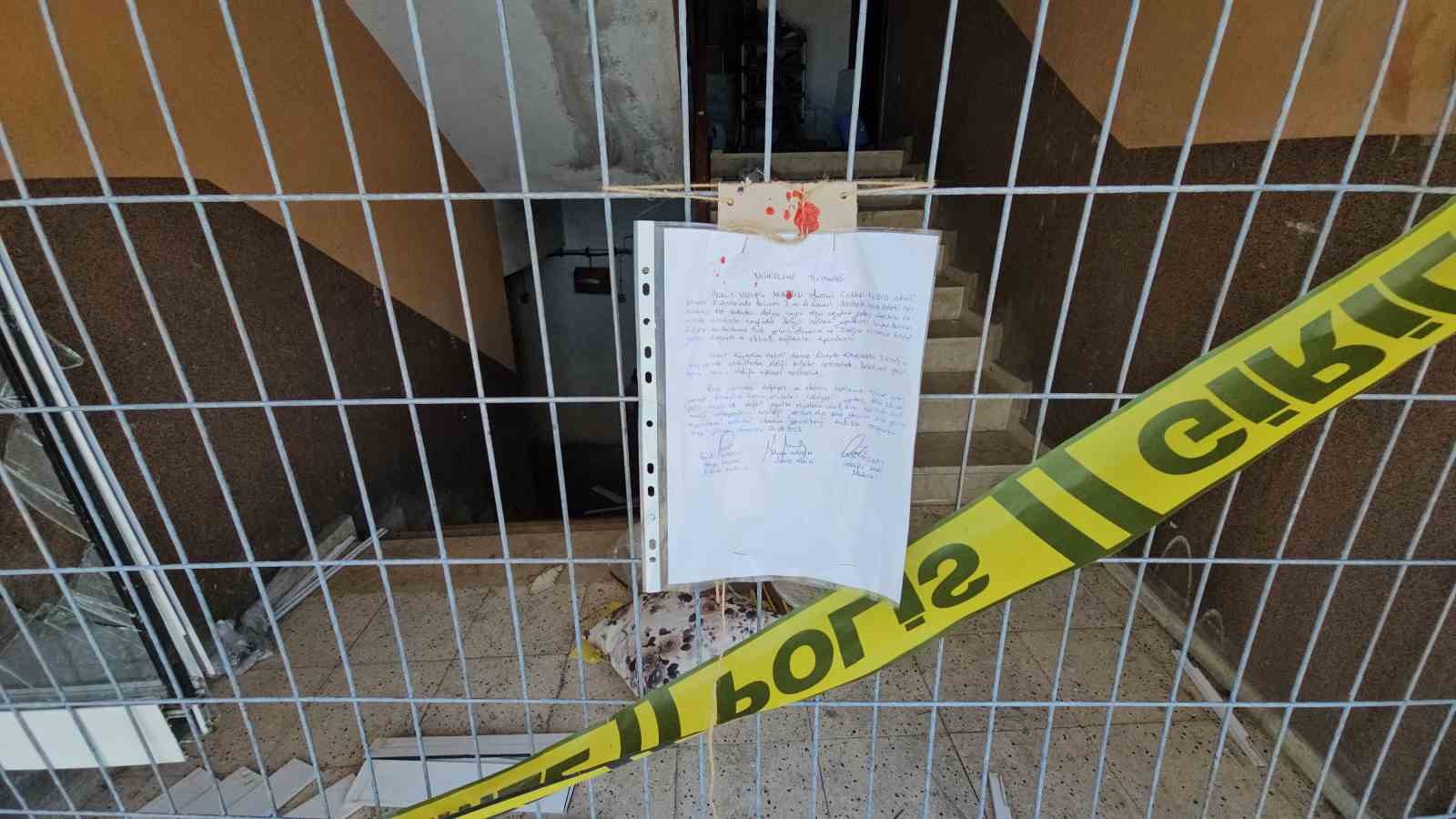 Çaycuma’daki doğalgaz patlaması sonrası tahliye edilen apartman mühürlendi