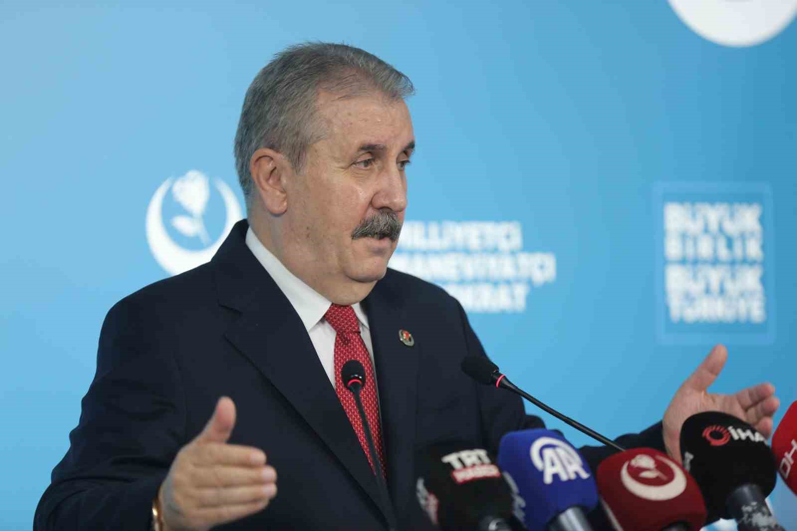 BBP lideri Destici: "İsrail&rsquo;in saldırıları uluslararası hukuka aykırıdır"
