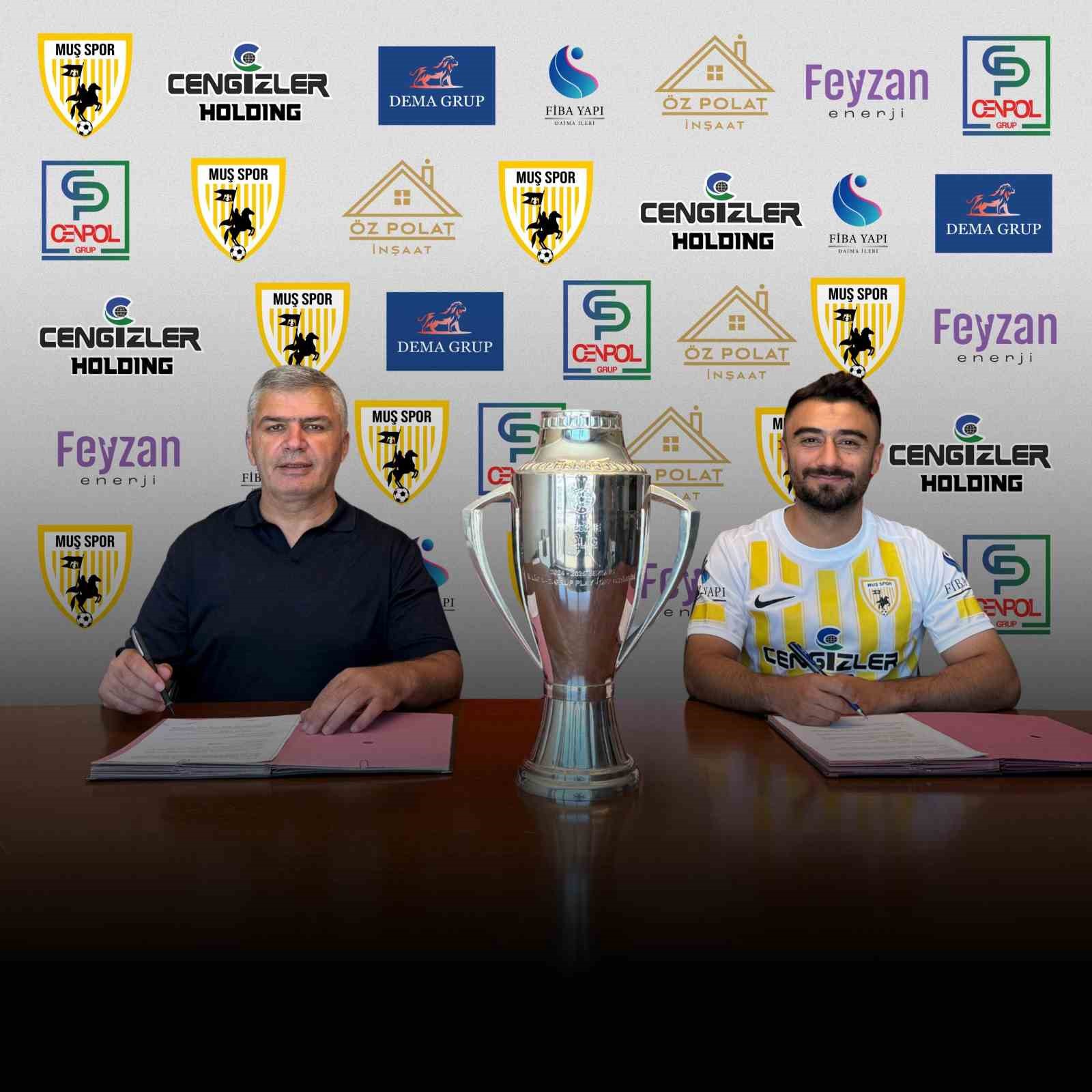 Muşspor, İlker Günaslan ile sözleşme yeniledi