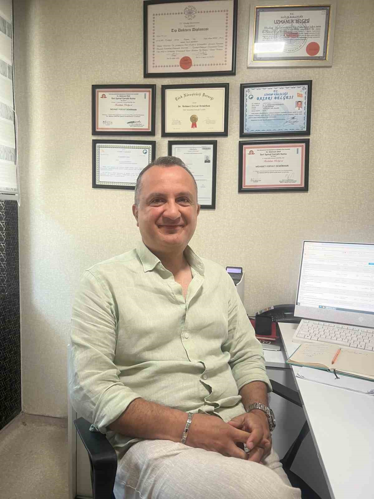 Op. Dr. Mehmet Feryat Demirhan: "Çocuklarda kafa travmaları ihmal edilmemeli"