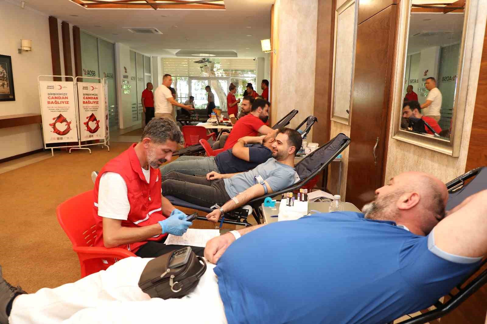 AOSB, kan bağışı kampanyasına ev sahipliği yaptı
