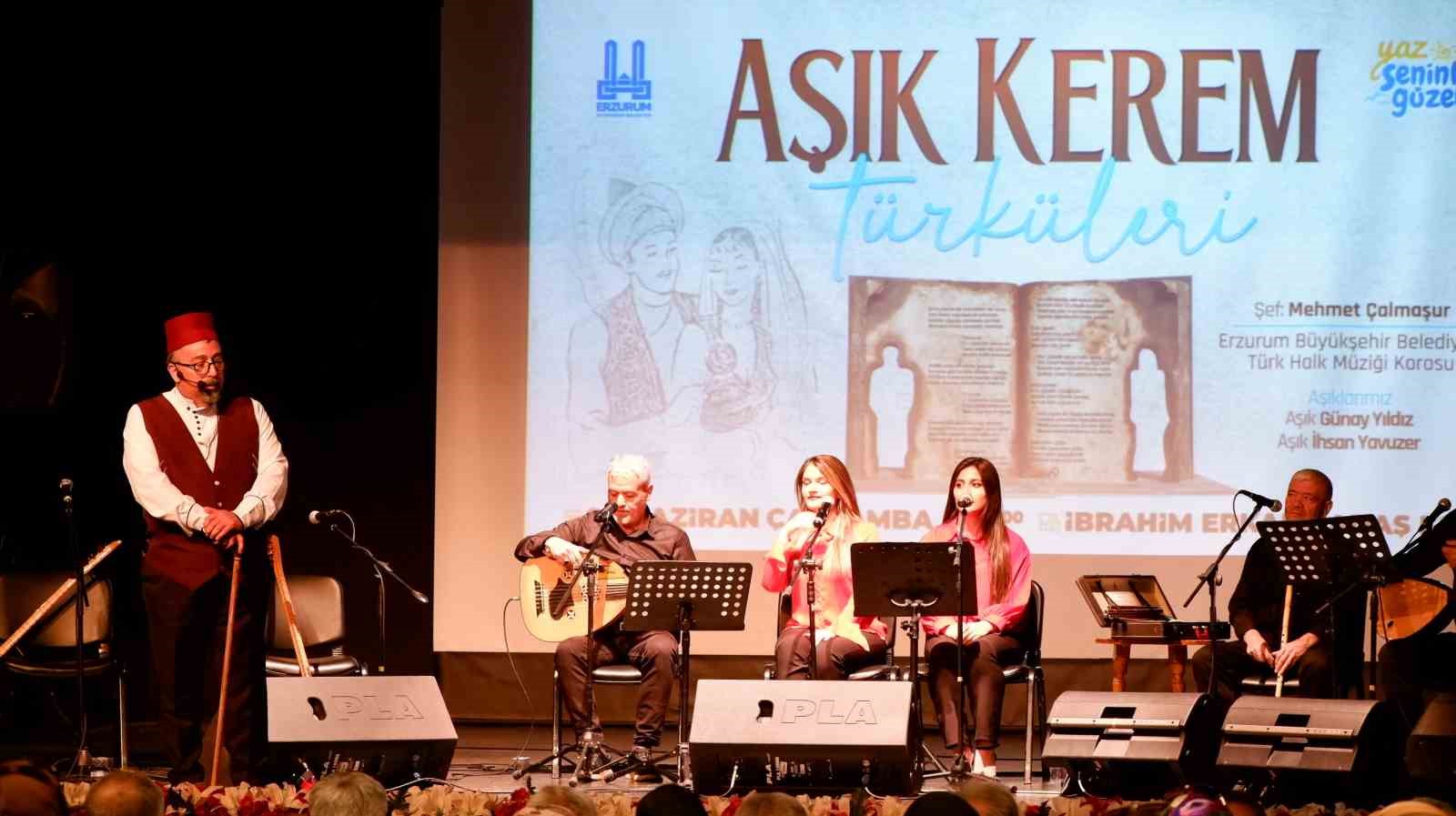 Âşık Kerem türküleri mest etti