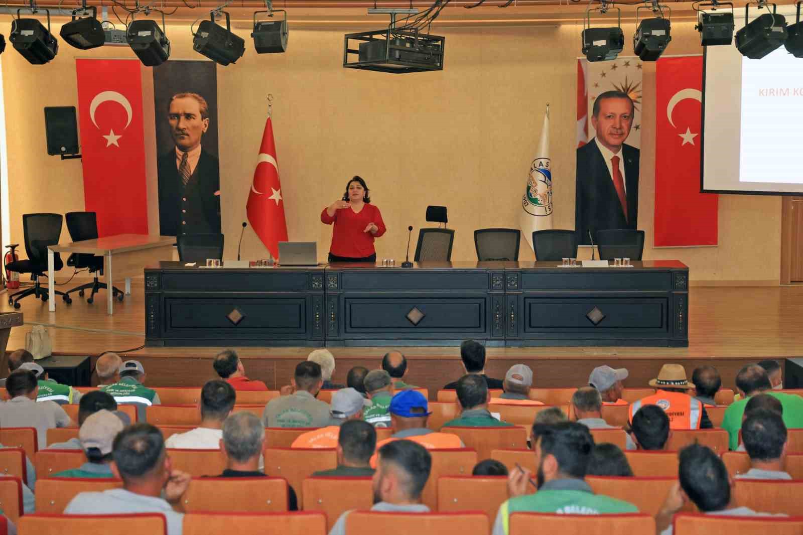 Talas Belediyesi personeline ’KKKA ve Sağlıklı Yaşam’ eğitimi