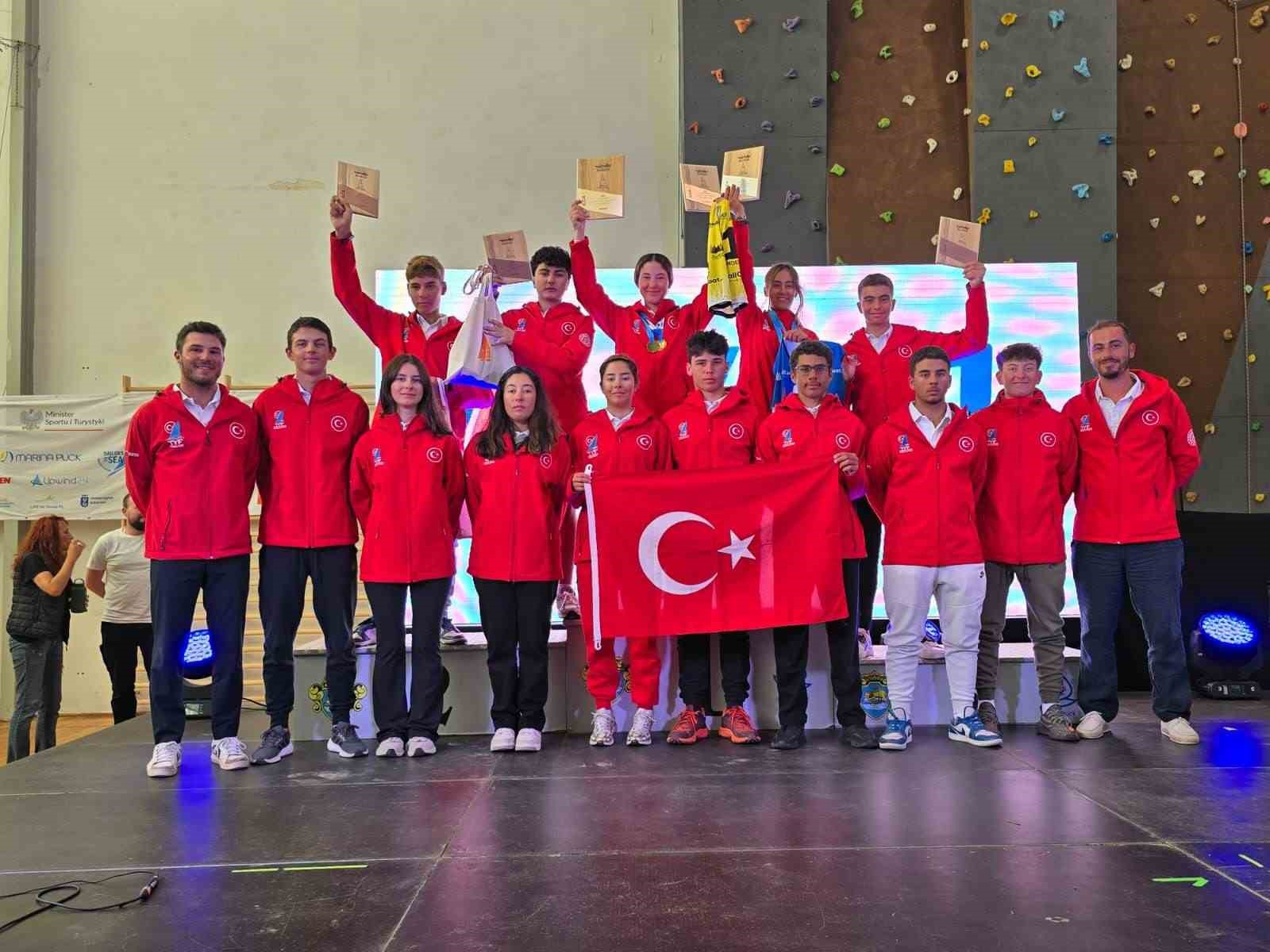 Muğlalı yelkenciler Avrupa sahnesinde tarih yazdı