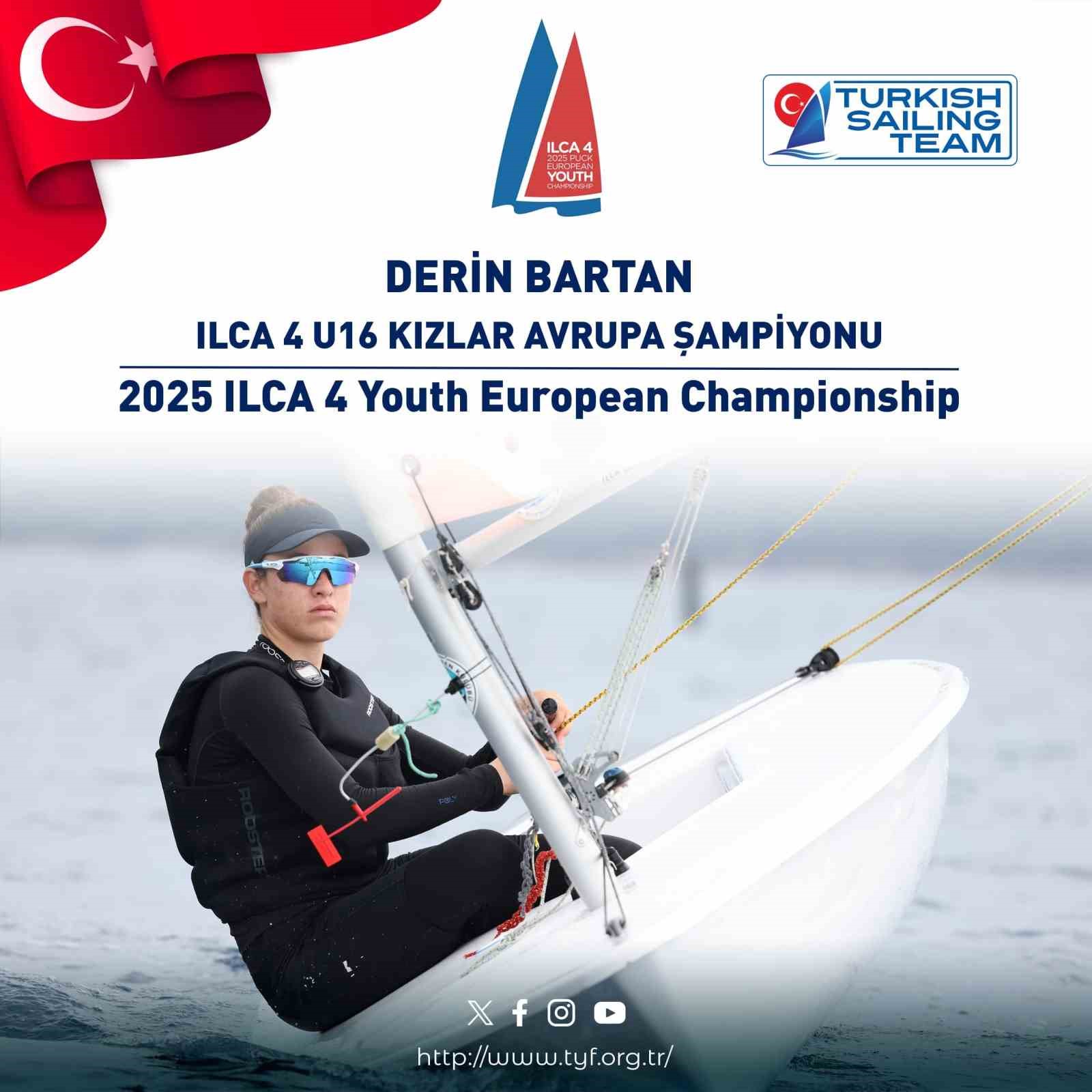 Muğlalı yelkenciler Avrupa sahnesinde tarih yazdı
