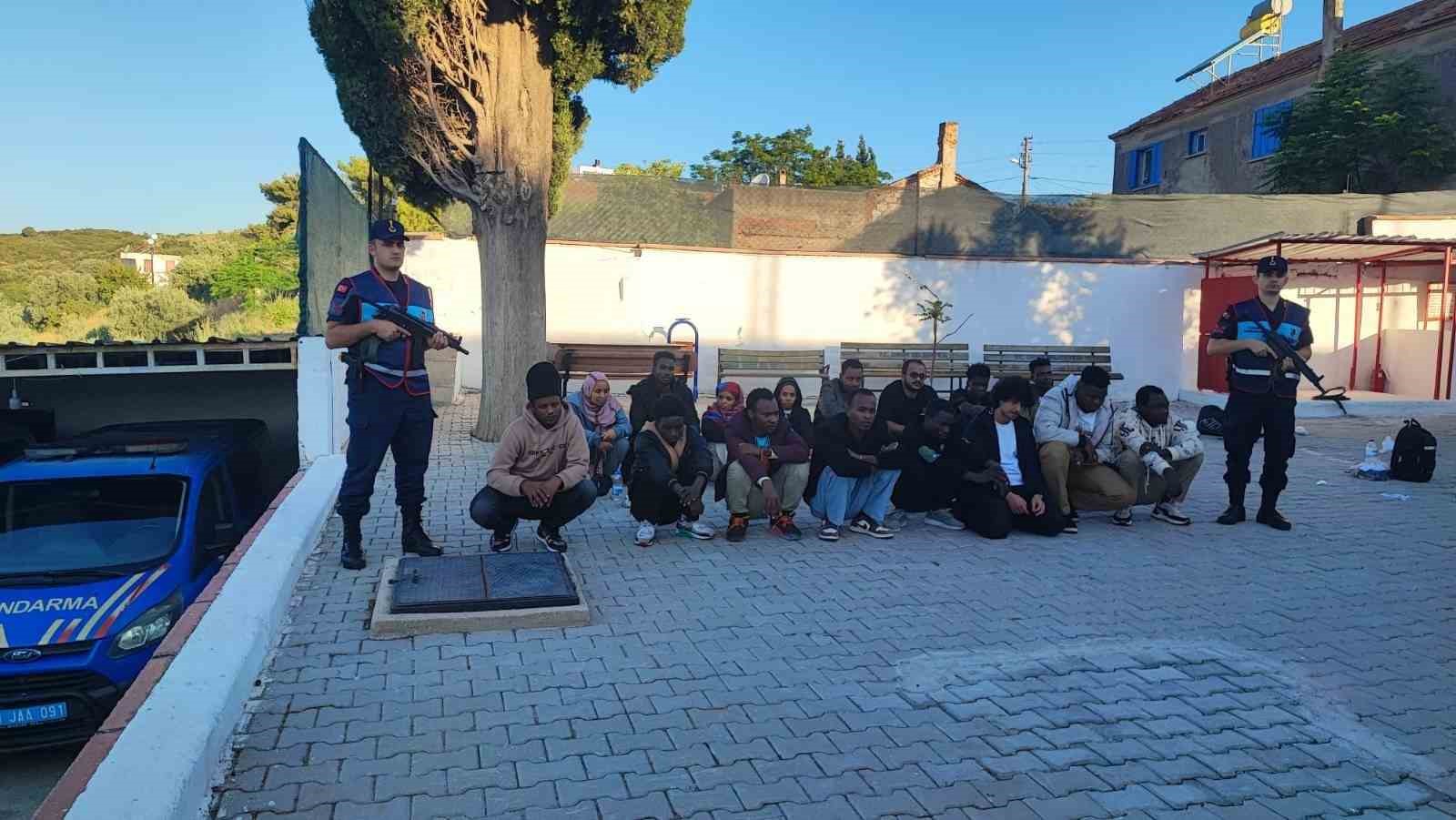 Didim’de 16 düzensiz göçmen ve 1 organizatör yakalandı