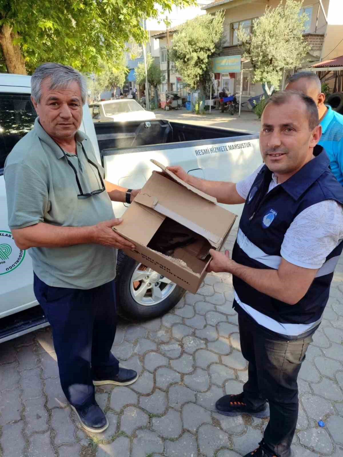 Bilecik’te yaralı olarak bulunan atmaca koruma altına alındı