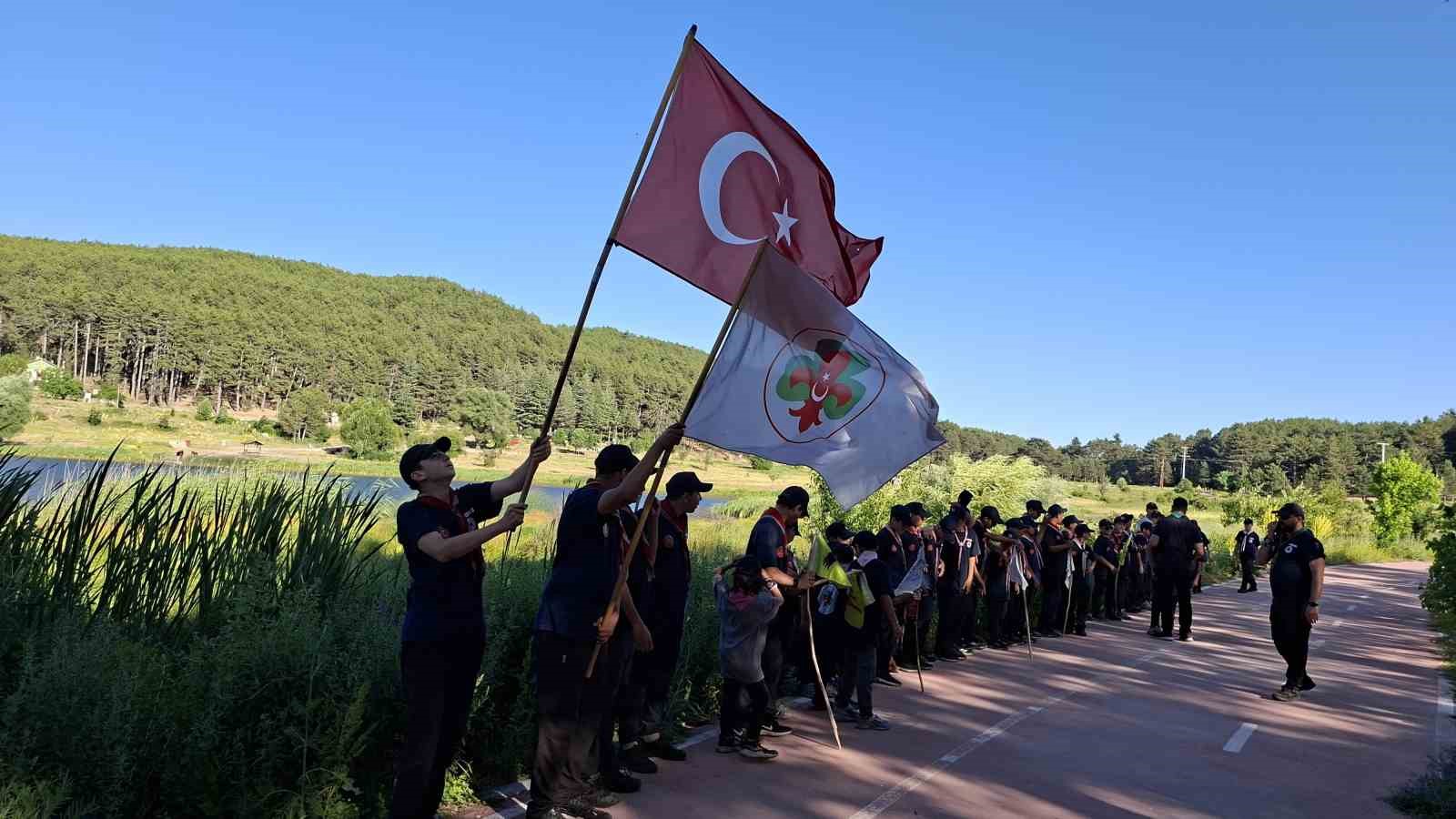 Simav’daki Diyanet İzcilik Kampına 60 izci katıldı
