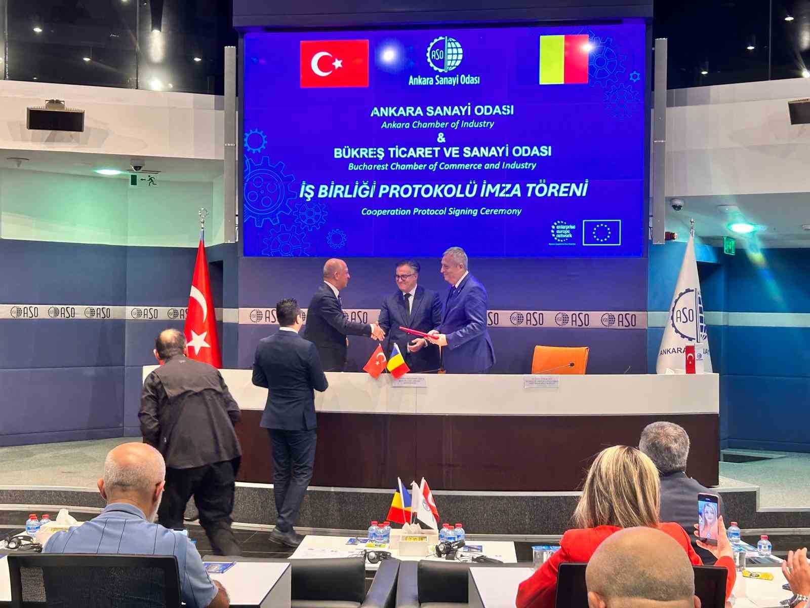 ASO ve Romanya Büyükelçiliği arasında iş birliği protokolü imzalandı

