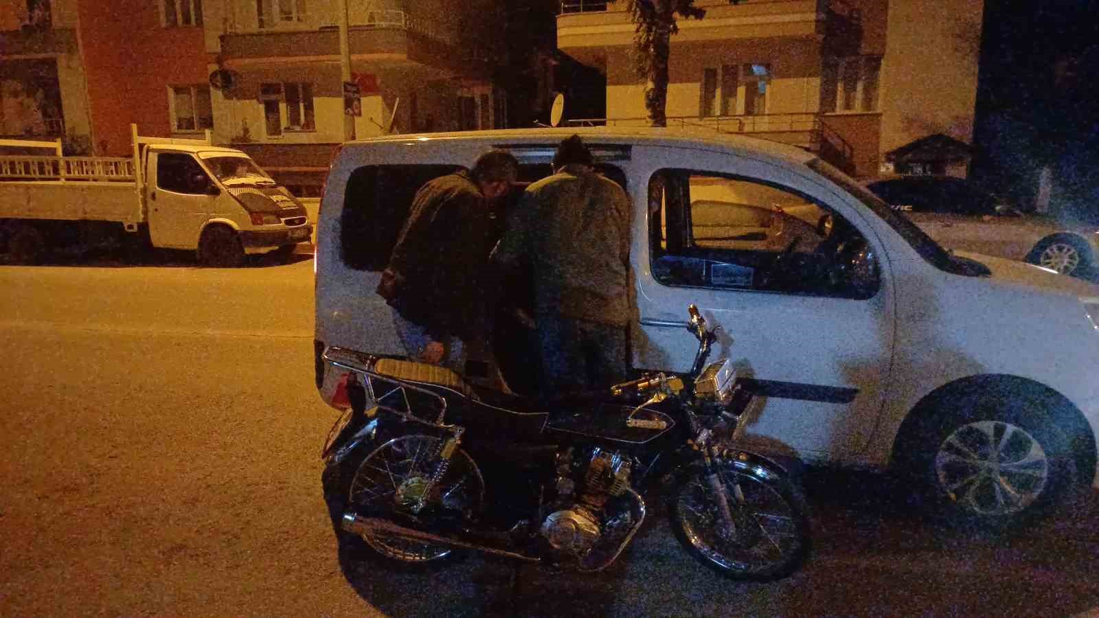 Çorum’da motosiklet çalan çocuklar polisin kovalamacasıyla yakalandı