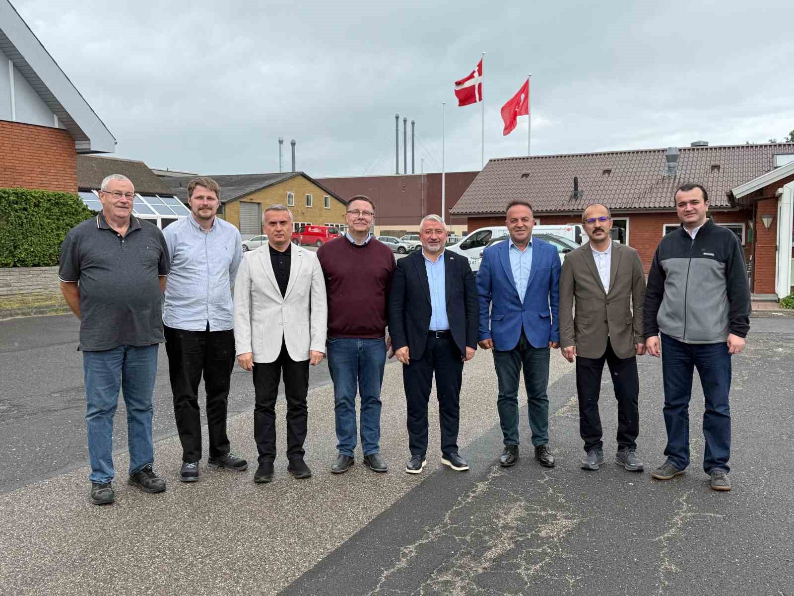 &Ccedil;orum&rsquo;da kurulacak yaş mama tesisi i&ccedil;in Danimarka&rsquo;da incelemelerde bulunuldu
