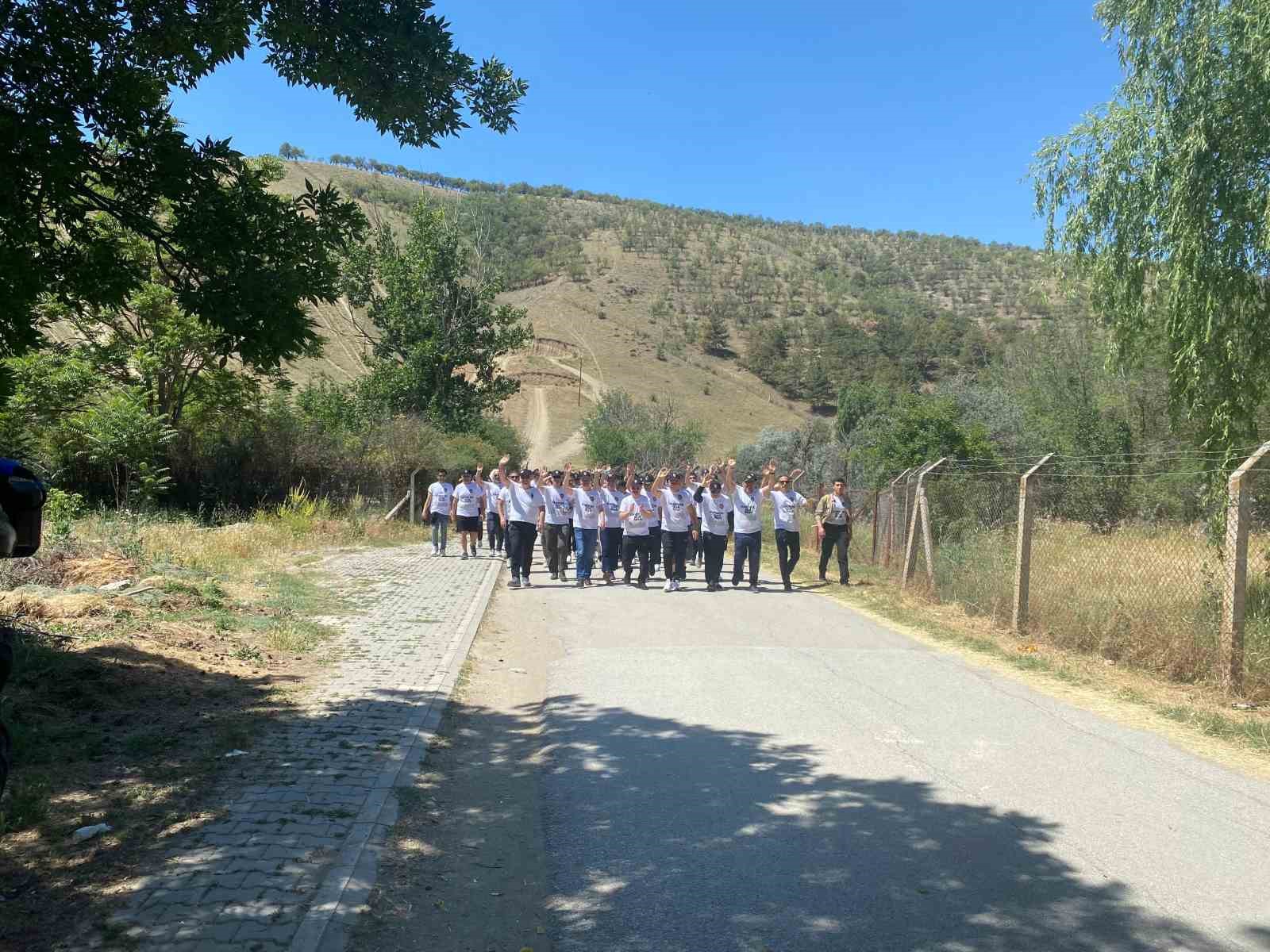 Özel güvenlikler, Özel Güvenlik Günü ve Haftası’nı Eymir’de yürüyerek kutladı