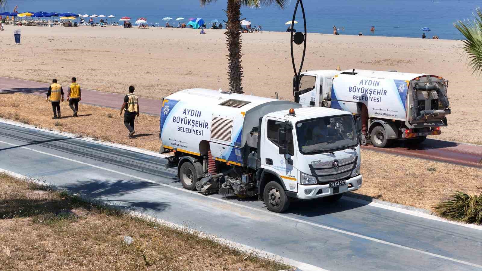 Büyükşehir Belediyesi’nden Davutlar ve Güzelçamlı’da kapsamlı çalışma
